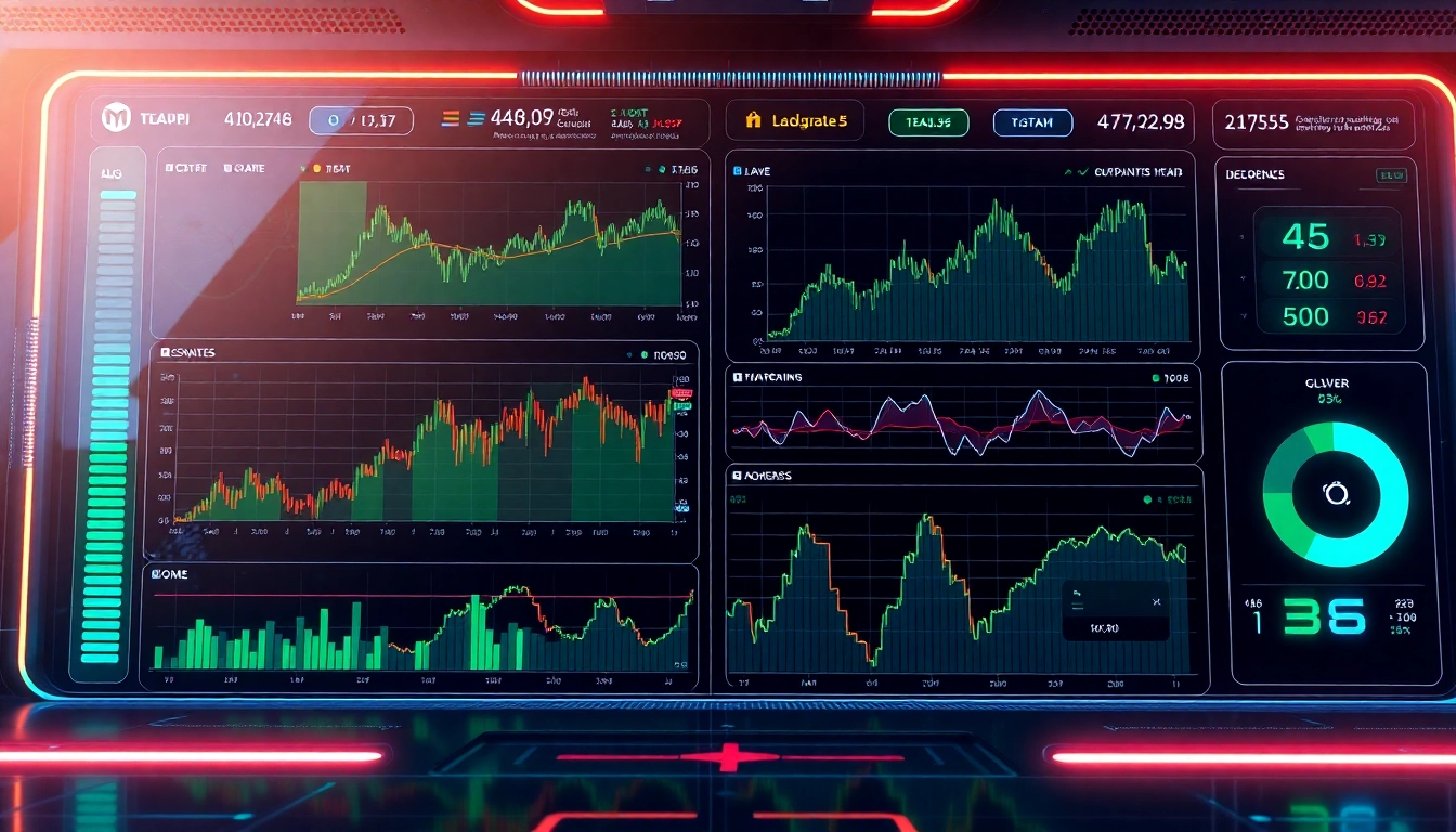 AICoin platform interface featuring real-time crypto market charts and security features, emphasizing data monitoring and trading tools for investors.