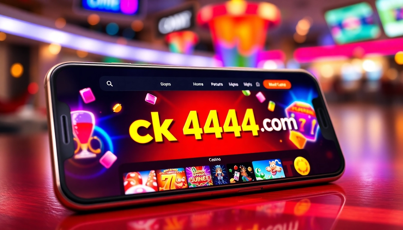 Use ck4444 com app to access top online casino games with user-friendly interface and secure transactions.
